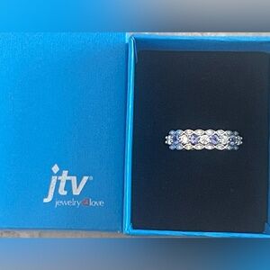 Gorgeous JTV 925 Sterling Silver and Tanzanite Ring. 8.5 NEW NWT! Perfect GIFT!